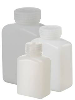 Nalgene HDPE Wide Mouth Rectangular Bottles