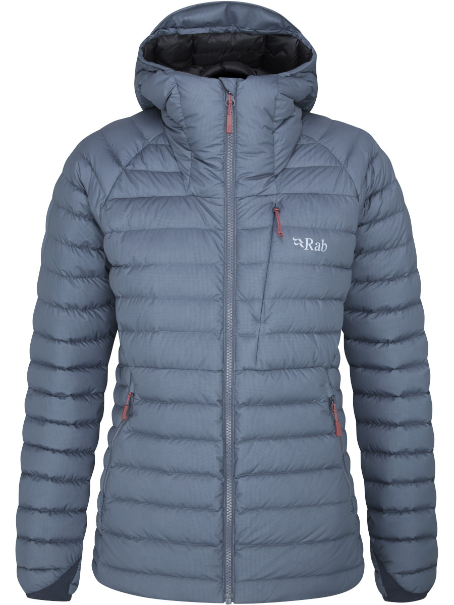 Rab Womens Infinity Microlight Jacket | Weather resistant GORE-TEX INFINUM & 700FP recycled down 