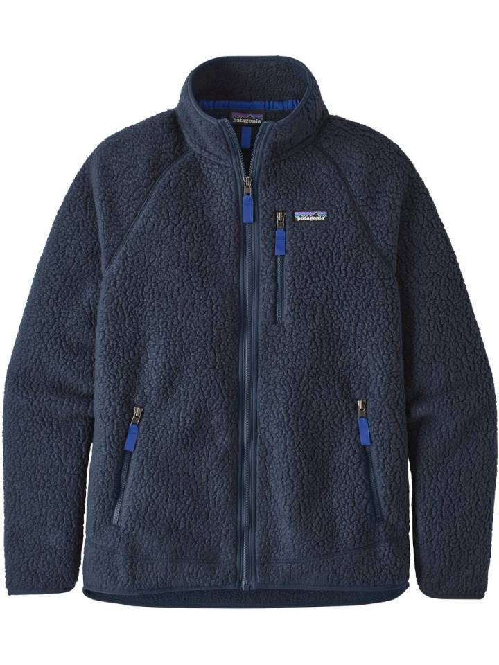 Patagonia retro outlet pile jacket navy